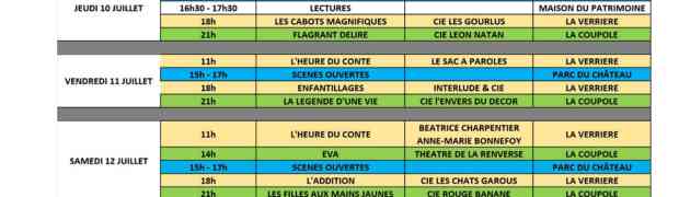 Festival des Planches 09 - 13 juillet