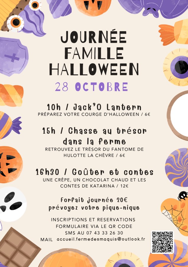 Affiche Halloween Fête d'enfants_1 page